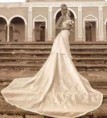 VESTIDOS 3 PIEZAS CON CAUDA DESMONTABLE
